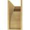 Ekena Millwork 9"W x 27"D x 18"H Classic Viola Rough Cedar Woodgrain TimberThane Corbel, Primed Tan CORUR09X27X18VIORCPR - alternate 3